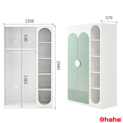 Tủ Quần Áo Trẻ Em Hiện Đại Ohaha - TAK002