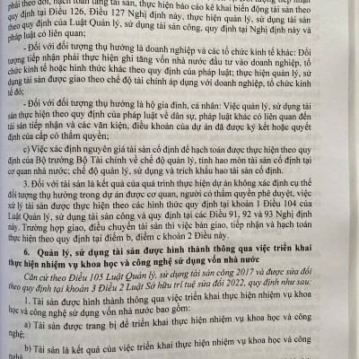 Chỉ Dẫn Áp Dụng Luật Quản Lý, Sử Dụng Tài Sản Công ( sửa đổi, bổ sung ) Năm 2024 - Chế  Độ Quản Lý, Sử Dụng Tài Sản Công Tại Cơ Quan, Tổ Chức, Đơn Vị