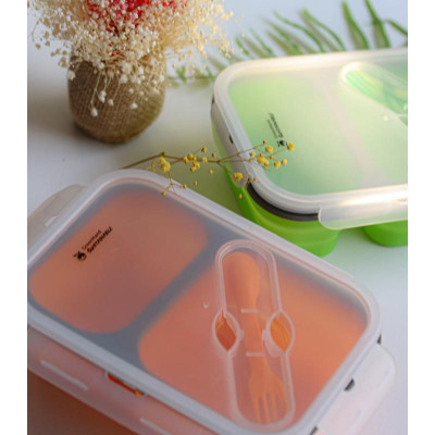 Hộp đựng thực phẩm Silicone GreenHand gấp gọn, đa năng, tiện lợi