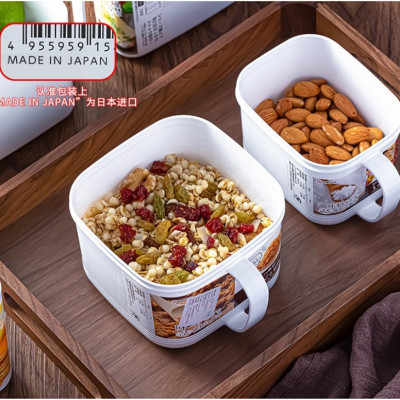Hộp thực phẩm có tay cầm Nakaya, nắp đậy kín giúp cất giữ và bảo quản thực phẩm một cách an toàn & tiện lợi - nội địa Nhật Bản 