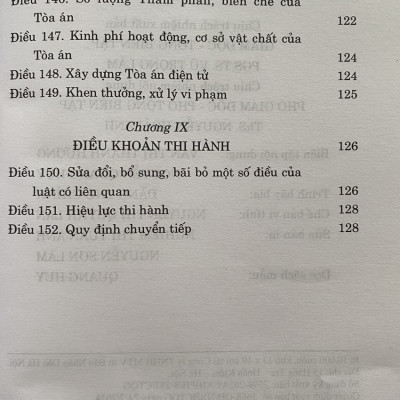 Luật Tổ Chức Toà Án Nhân Dân Năm 2024