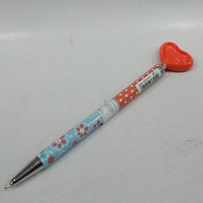 Bút Bi Màu Xanh M&G ABP87575 - Mẫu 3 - Trái Tim Cam