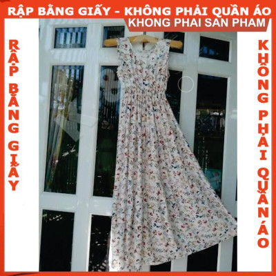 Rập đầm maxi sát nách - Rập giấy mã 716 (BẢN VẼ)