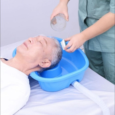 Chậu gội đầu tại giường cho người già, bà bầu, trẻ nhỏ Nhựa Việt Nhật - Hàng chính hãng