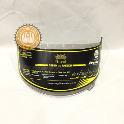 Kính Trà Lắp Cho Mũ Bảo hiểm FullFace Royal M136