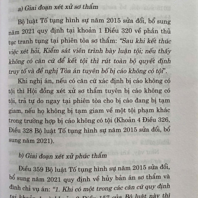 Toà Án Tuyên Bị Cáo Không Có Tội 