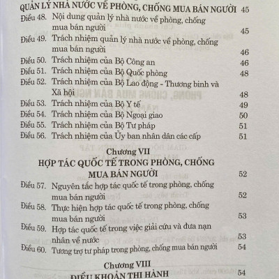 Luật Phòng, Chống Mua Bán Người Năm 2024