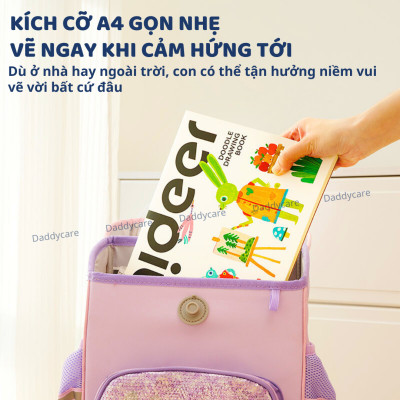 Giấy canson a4, Giấy Vẽ Màu Nước 60 tờ Mideer Doodle Drawing Book giấy dày mịn chất liệu cứng cáp
