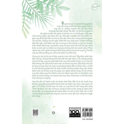 Sách - Sống Chung Với Ung Thư - Thái Hà