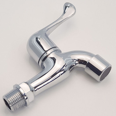 Vòi hồ nhựa ABS mạ Chrome Eurolife EL-HN03 (Trắng bạc)