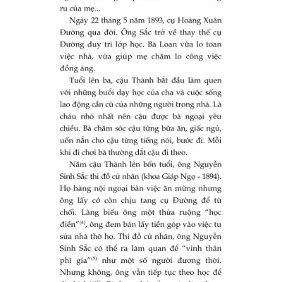 Thời niên thiếu của Bác Hồ (Xuất bản lần thứ hai)