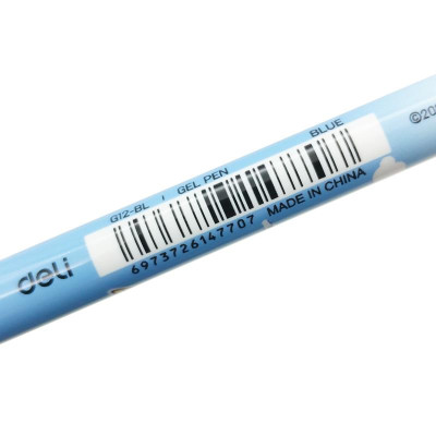 Bút Gel Super Wings 0.5 mm - Deli CG12-BL - Mực Xanh