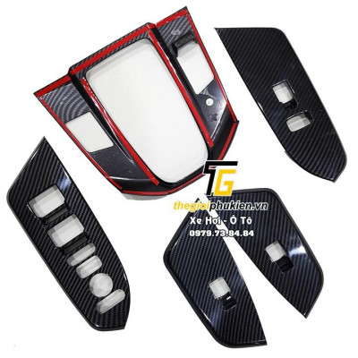Bộ ốp nội thất Honda CR-V, CRV 2018-2020 vân Carbon cao cấp