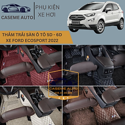 [FORD ECOSPORT] Thảm Trải Sàn, Lót Sàn Ô Tô 5D 6D Thiết Kế Theo Xe FORD ECOSPORT 2022 Chống Nước, Không Mùi - MẪU DIAMOND - Hàng Chính Hãng