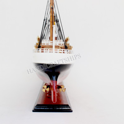 Mô hình thuyền gỗ trang trí Titanic cao cấp 60cm có điện