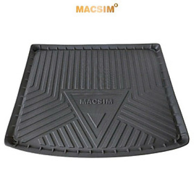 Thảm lót cốp (qd) xe ô tô VOLKSWAGEN Touareg (2011-2016) nhãn hiệu Macsim chất liệu nhựa TPV cao cấp màu đen