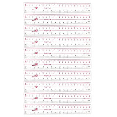 Thước dẻo PVC 20cm Thiên Long Điểm 10 SR-022