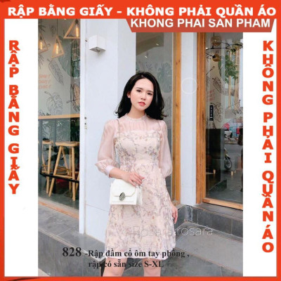 Rập giấy A0 mã 828 (BẢN VẼ) rập đầm