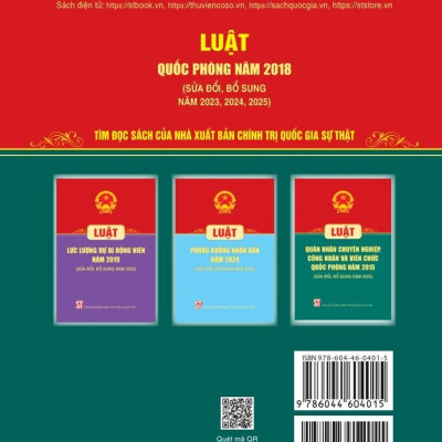 Luật Quốc phòng năm 2018 (sửa đổi, bổ sung năm 2023, 2024, 2025)