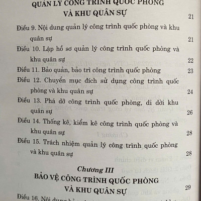 Luật Quản Lý, Bảo Vệ Công Trình Quốc Phòng và Khu Quân Sự