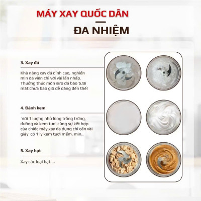 Máy Xay Thịt Đa Năng SK-06009, Công Suất 200W, Dung Tích 700ml, Xay Thịt Cá, Thực Phẩm, Sinh Tố, Xay Đá - HÀNG CHÍNH HÃNG MINIIN