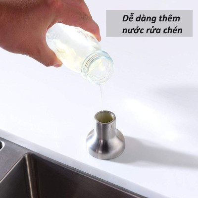 Vòi bơm hút nước rửa chén vòi Inox 304 có bình Hobby home decor NRC1