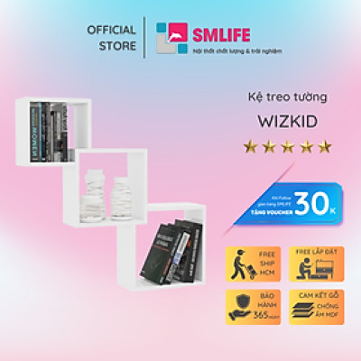 Kệ trang trí kệ để sách gia đình SMLIFE Wizkid