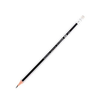 Bút Chì Gỗ 2B Nataraj Platinum Extra Dark NA-2B - Thân Đen