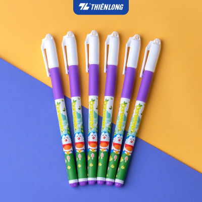 Bút Gel Thiên Long Doraemon GEL-012/DO Nature - Mực tím - Phiên bản 2025
