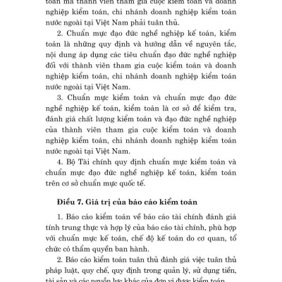 Luật Kiểm toán độc lập năm 2011 (sửa đổi, bổ sung năm 2015, 2024)