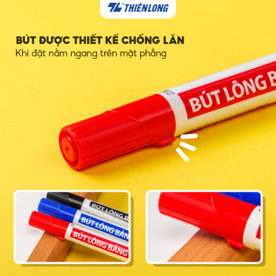 Hộp 10 Bút Lông Bảng Thiên Long WB-03