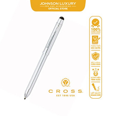Bút Ký Doanh Nhân Viết Bi Khô Cross Tech3+ Mạ Crome Bóng Đa Chức Năng