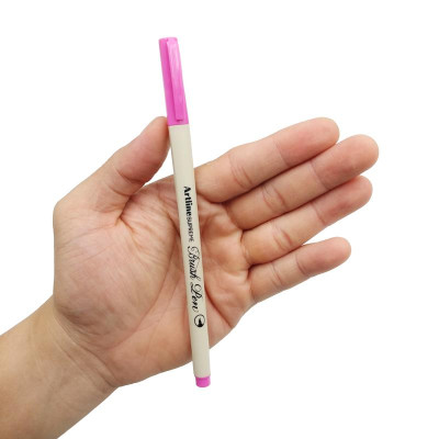Bút Lông Đầu Cọ Artline Supreme Brush Pen EPFS-F - Màu Hồng
