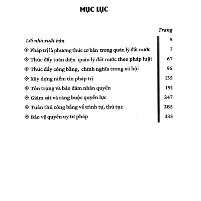 Lôgích Pháp Trị - Trong Quá Trình Hiện Đại Hóa Quản Lý Đất Nước (Sách Tham Khảo)