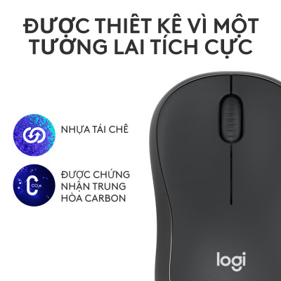 Chuột Bluetooth không dây Logitech M241 Silent - Hàng Chính Hãng
