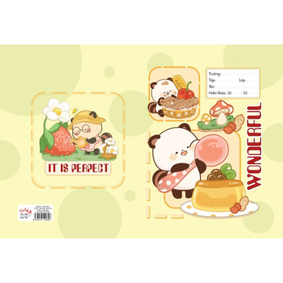 Giấy Bao Tập - In Họa Tiết Hoạt Hình Dễ Thương - 10 Bao Tập/Xấp