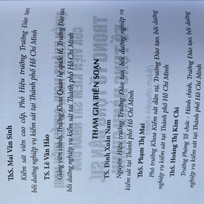 -Quyền Kháng Nghị, Quyền Kiến Nghị Của Viện Kiểm Sát Nhân Dân Trong Tố Tụng Dân Sự, Tố Tụng Hành Chính (Sách chuyên khảo)