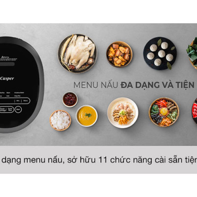 Nồi cơm cao tần Casper 1.5 Lít CI-15RC01 -Hàng chính hãng (Chỉ giao HCM)