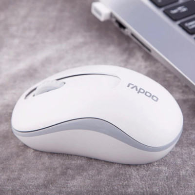 Chuột Không Dây Rapoo M10 - màu trắng - Hàng Chính Hãng