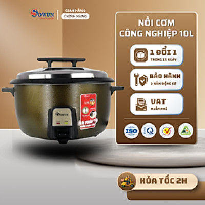 Nồi Cơm Điện Công Nghiệp 10L Sowun SW - Chính Hãng