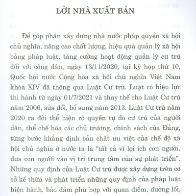 Cẩm Nang Pháp Luật Về Cư Trú