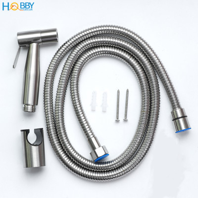 Bộ vòi xịt vệ sinh rửa toilet inox 304 tăng áp Hobby home decor VSR1