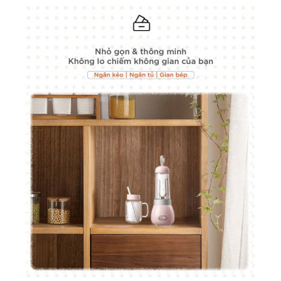 Máy xay sinh tố Bear LLJ-C04W1 150W - Hàng chính hãng