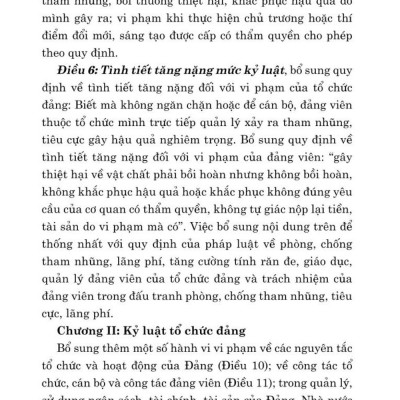 Hỏi - đáp về xử lý vi phạm kỷ luật của Đảng (bản in 2024)