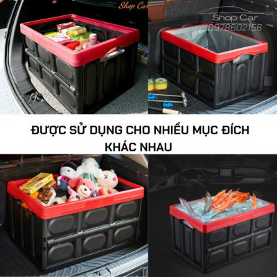 Thùng Đựng Đồ Gấp Gọn Đa năng Dùng Cho Ô Tô Và Gia Đình