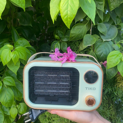 Máy Sưởi Gốm TIKO TK850 Để Bàn Làm Nóng Nhanh, Không Gây Khô, Sưởi Ấm Phòng Ngủ Phòng Khách hàng nhập khẩu