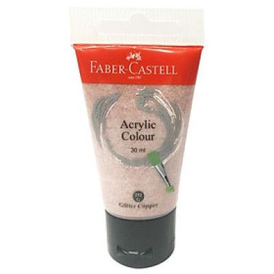 Tuýp Màu Vẽ Acrylic 30ml Glitter Copper (Nhũ Đồng)