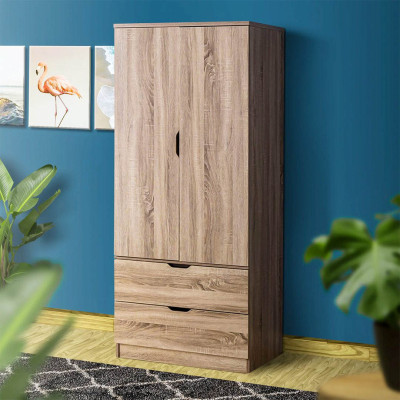 Tủ quần áo gỗ MDF cốt lõi xanh cao cấp SMLIFE Crookman