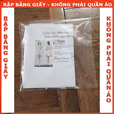 Rập giấy đồ bộ nữ mã 472 (BẢN VẼ)