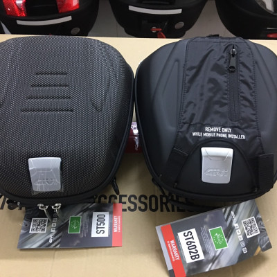 Túi tanklock givi ST602B gắn cho xe motor, xe phân khối lớn, túi gắn bình xăng givi ST602B